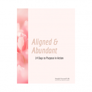Aligned & Abundant: 14 Days to Purpose in Action Course + Workbook