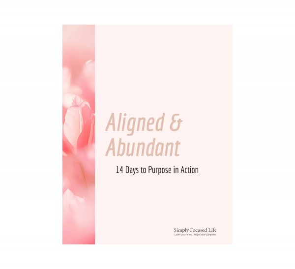 Aligned & Abundant: 14 Days to Purpose in Action Course + Workbook