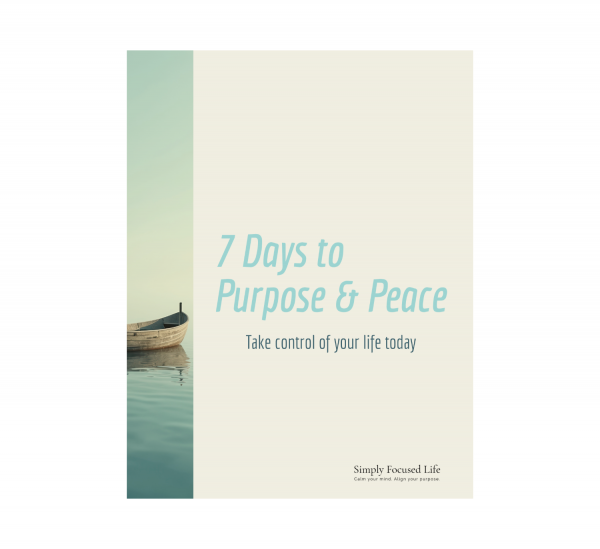 7 Days to Purpose & Peace Course + Workbook
